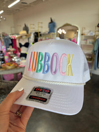 LUBBOCK snapback trucker hat