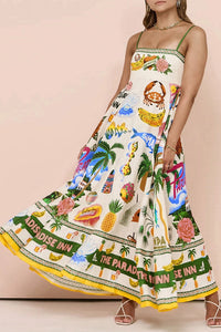 take me to the beach tropical maxi dress | FINAL SALE