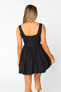 heidi mini dress | black || FINAL SALE