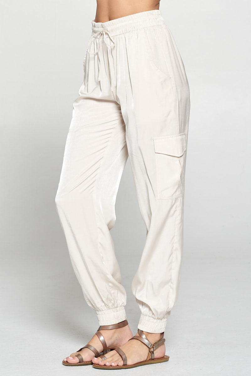 Satin Joggers