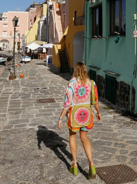 amalfi is calling vibrant short set || FINAL SALE