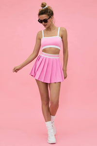 irina skirt - prism pink