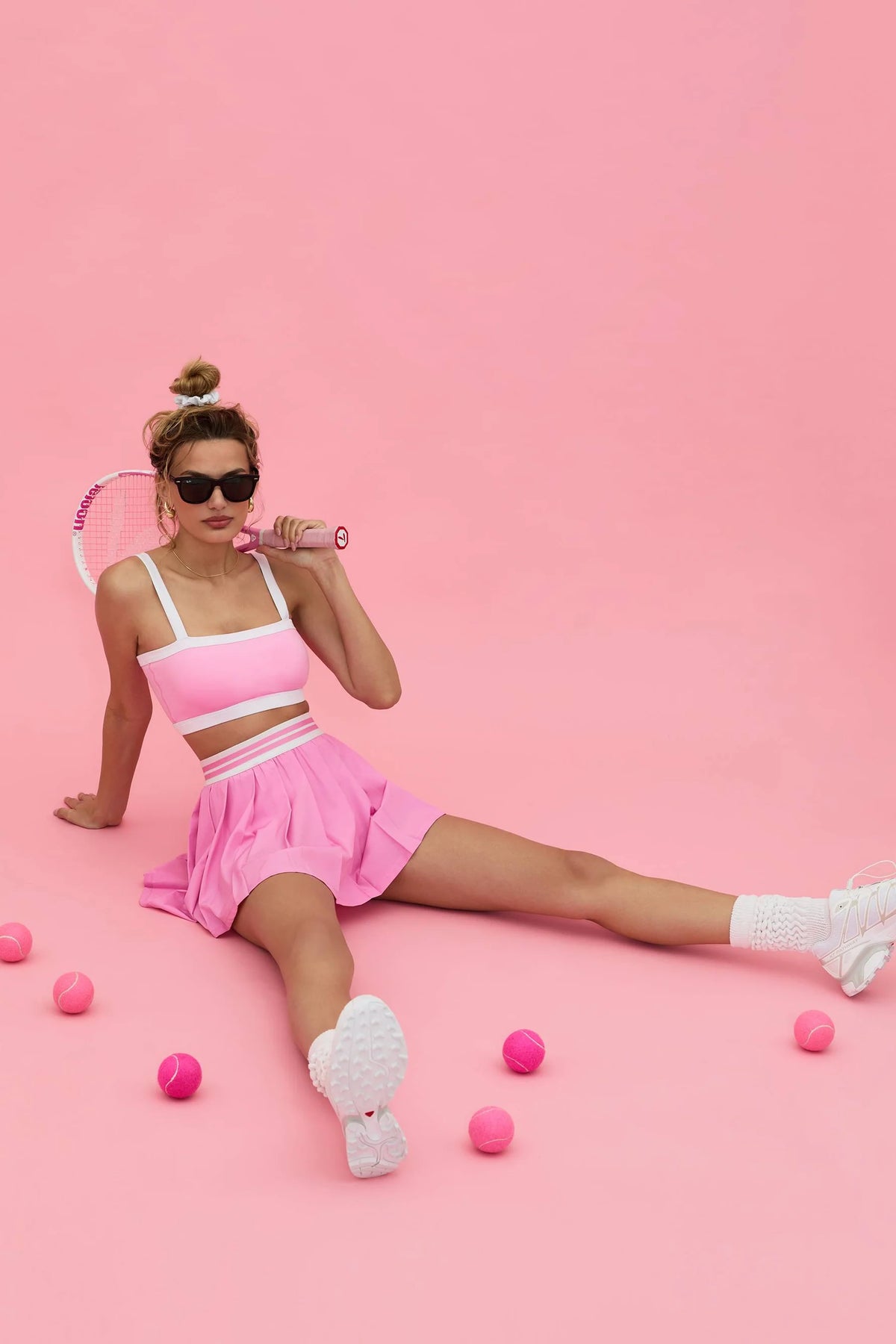 irina skirt - prism pink
