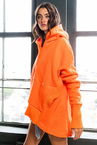 oversized fluffy teddy hoodie | FINAL SALE