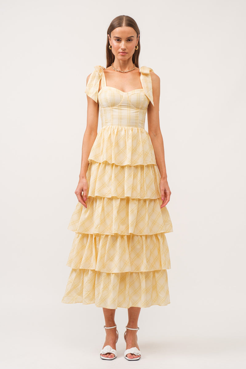 completely in tune tiered dress