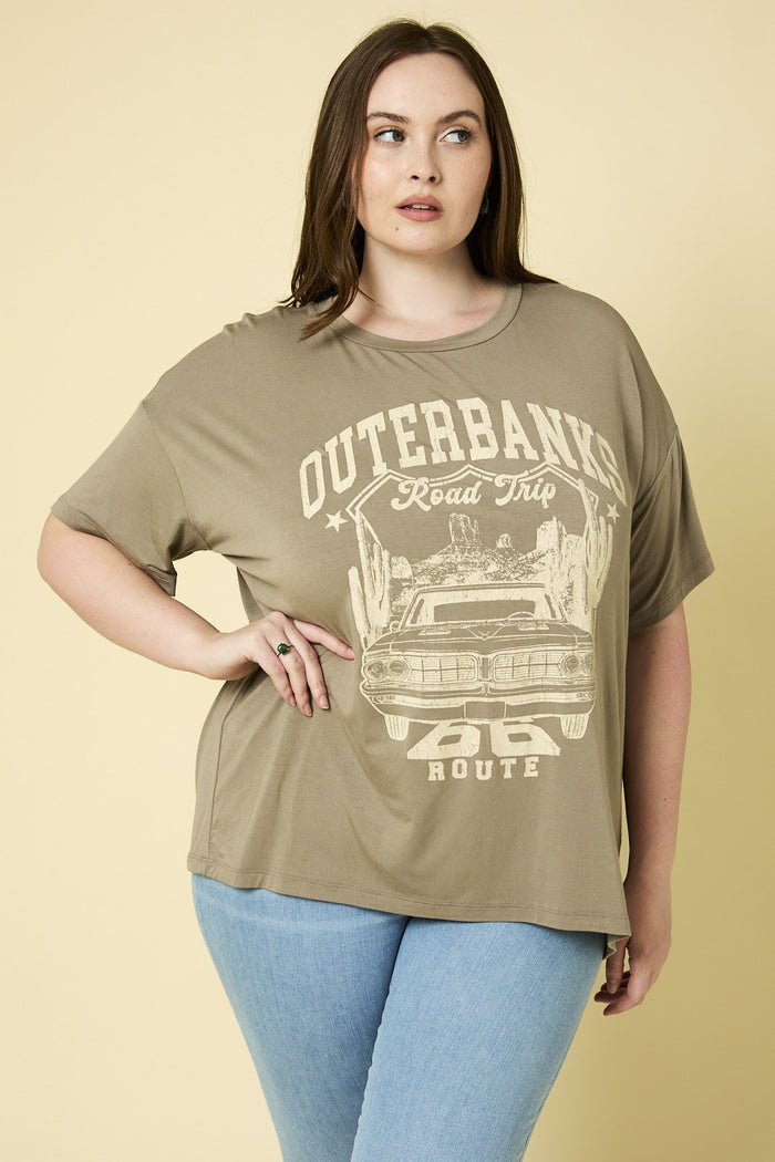 outer banks graphic tee