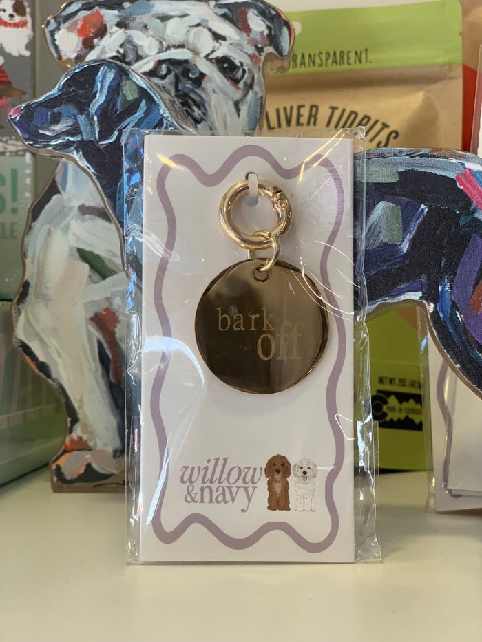 willow + navy | dog collar charms
