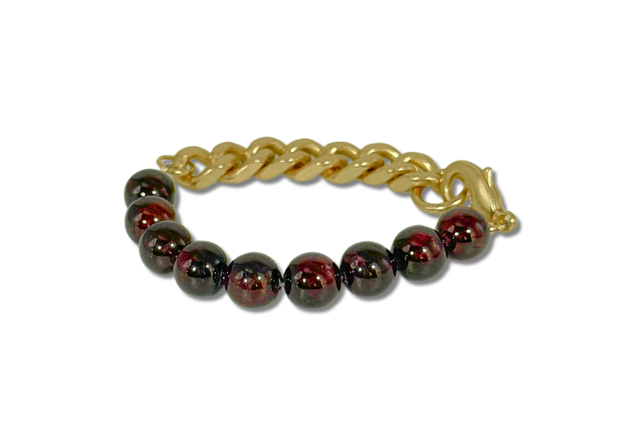 Rachel Nathan | remix garnet bracelet || FINAL SALE