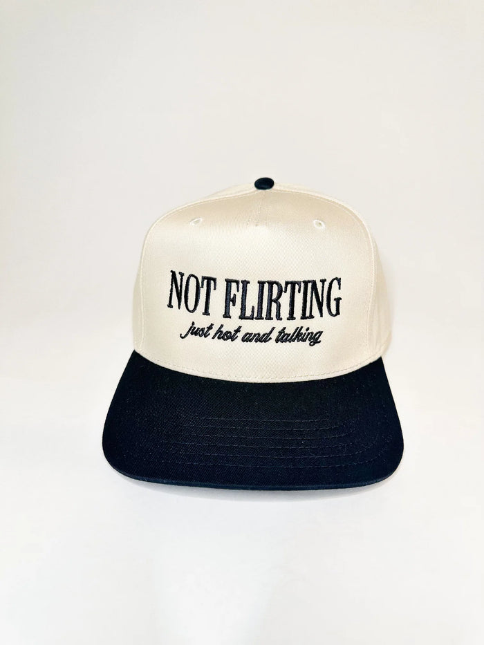 not flirting trucker hat