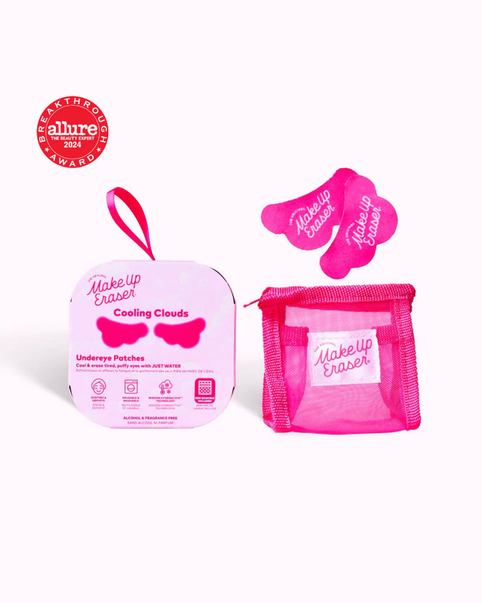 cooling clouds undereye patches | makeup eraser
