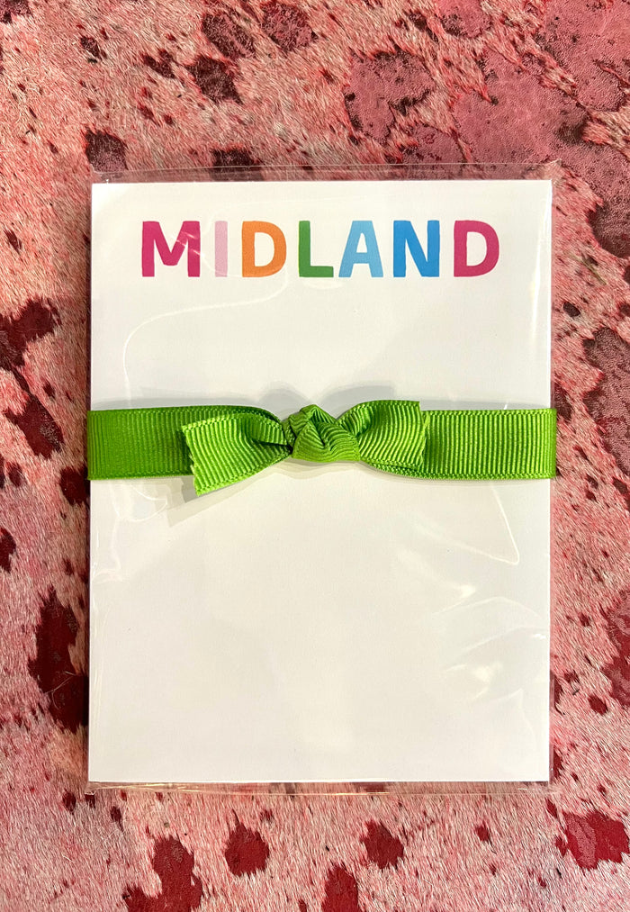 rainbow midland mini notepad