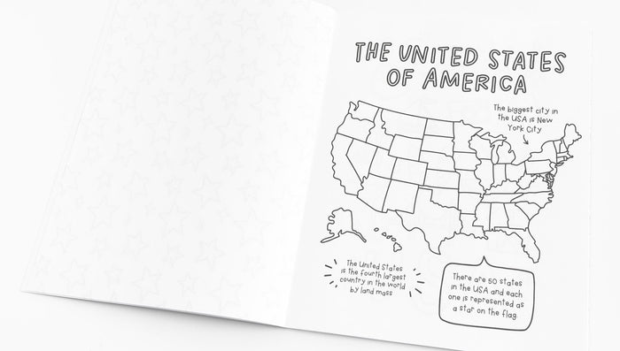 USA coloring book