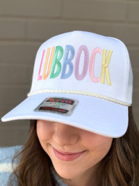 LUBBOCK snapback trucker hat