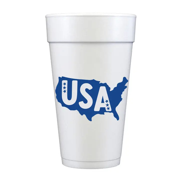 USA styrofoam cups