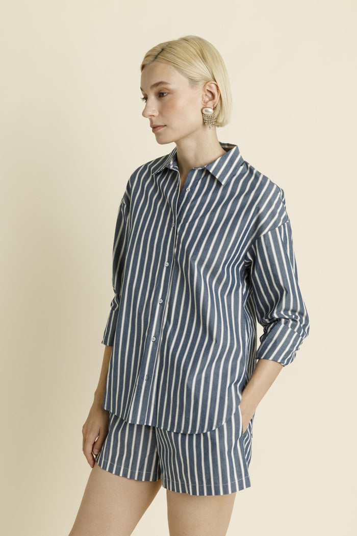 marley striped button-up || FINAL SALE