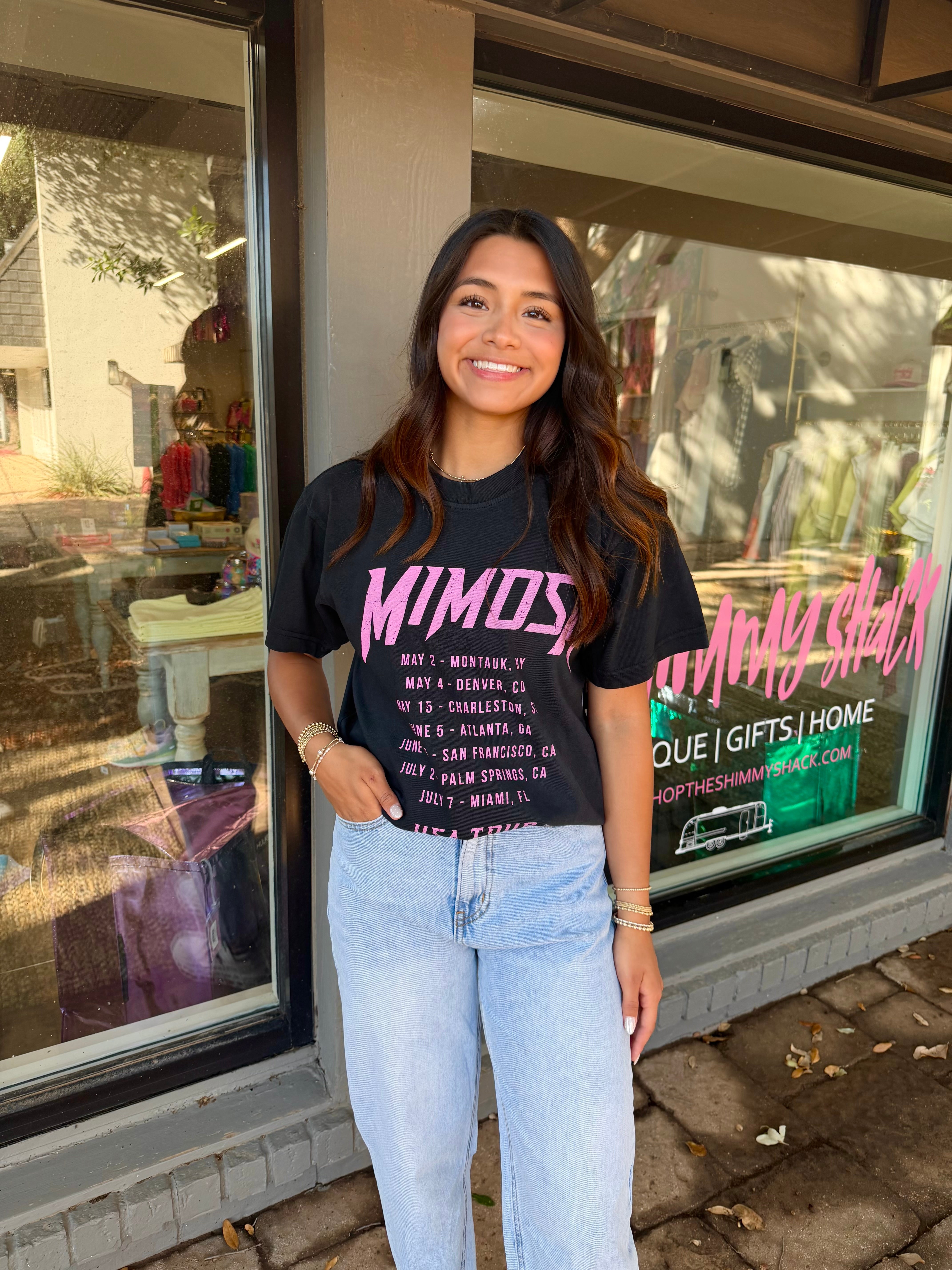 mimosa tour graphic tee – The Shimmy Shack