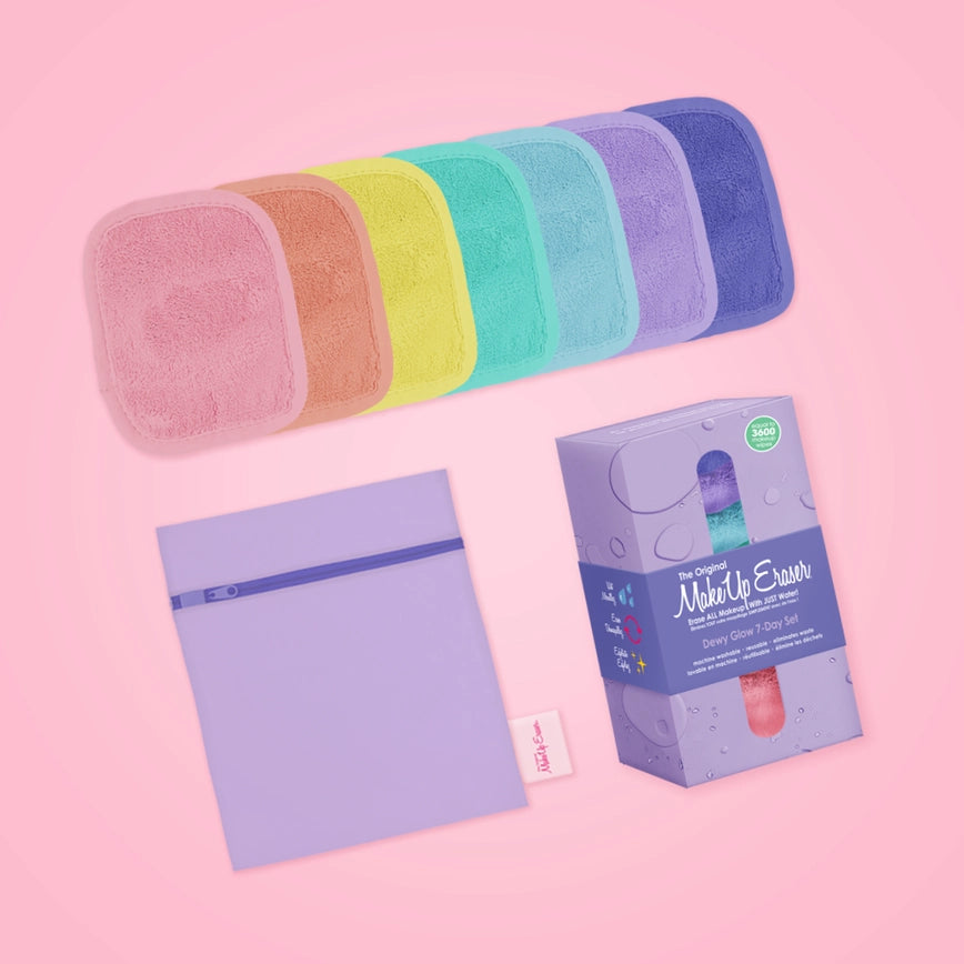 dewy glow 7-day set | makeup eraser
