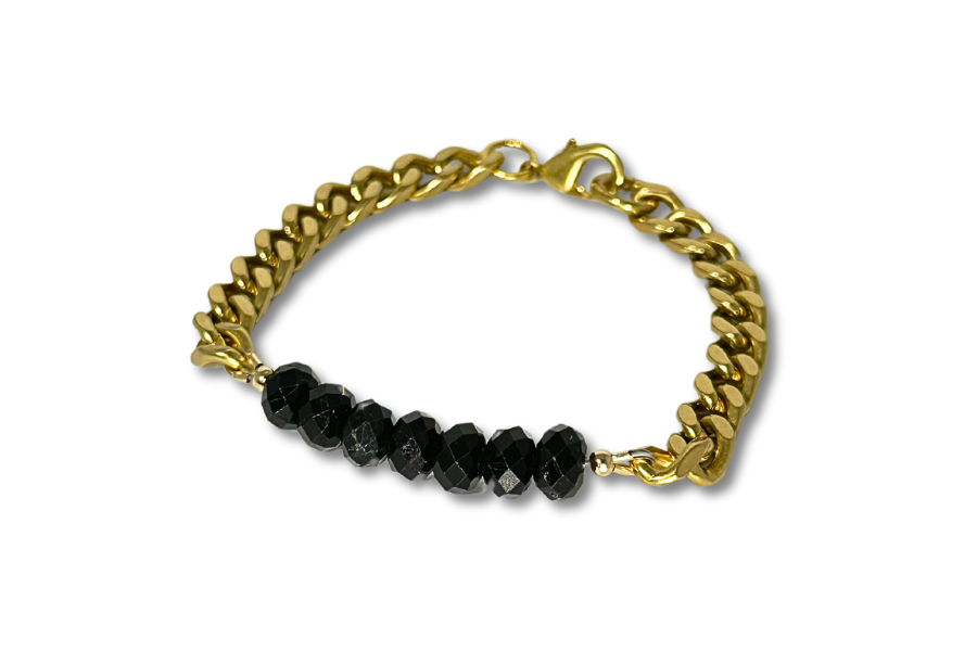 Rachel Nathan | remix black tourmaline bracelet || FINAL SALE