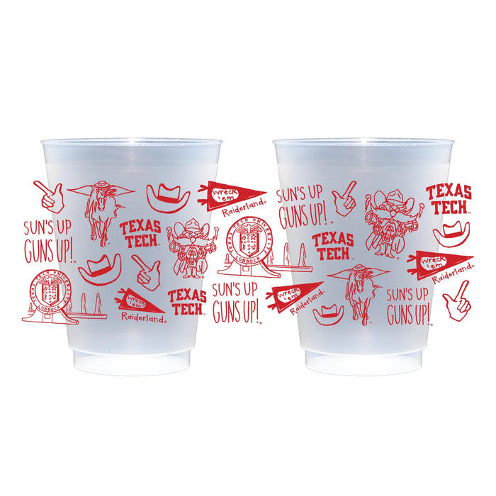 texas tech shatterproof cups | 8ct