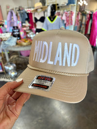MIDLAND snapback trucker hat