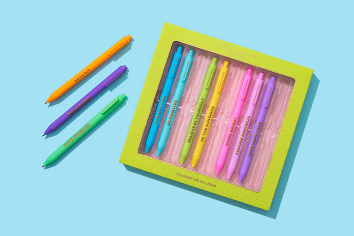 colored ink 10pc gel pens