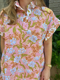 gianna floral collared dress