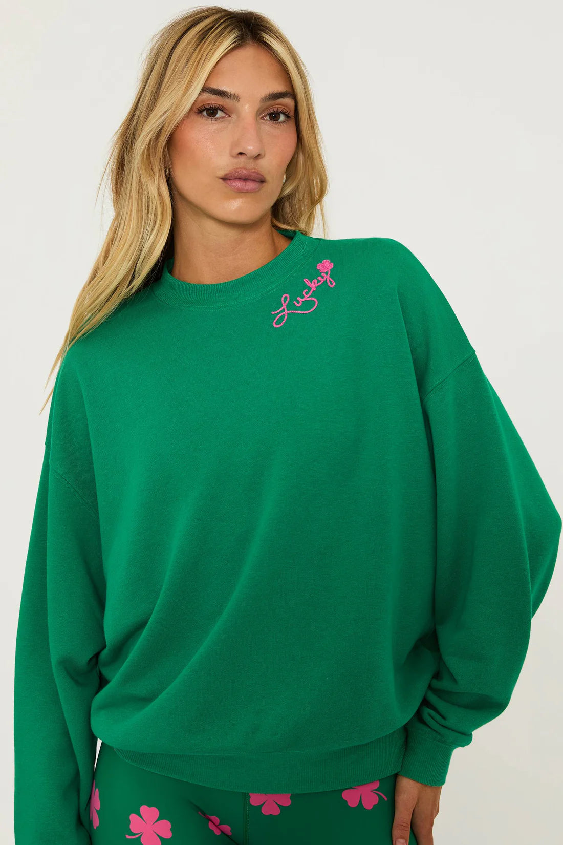 devyn oversized lucky sweatshirt | FINAL SALE