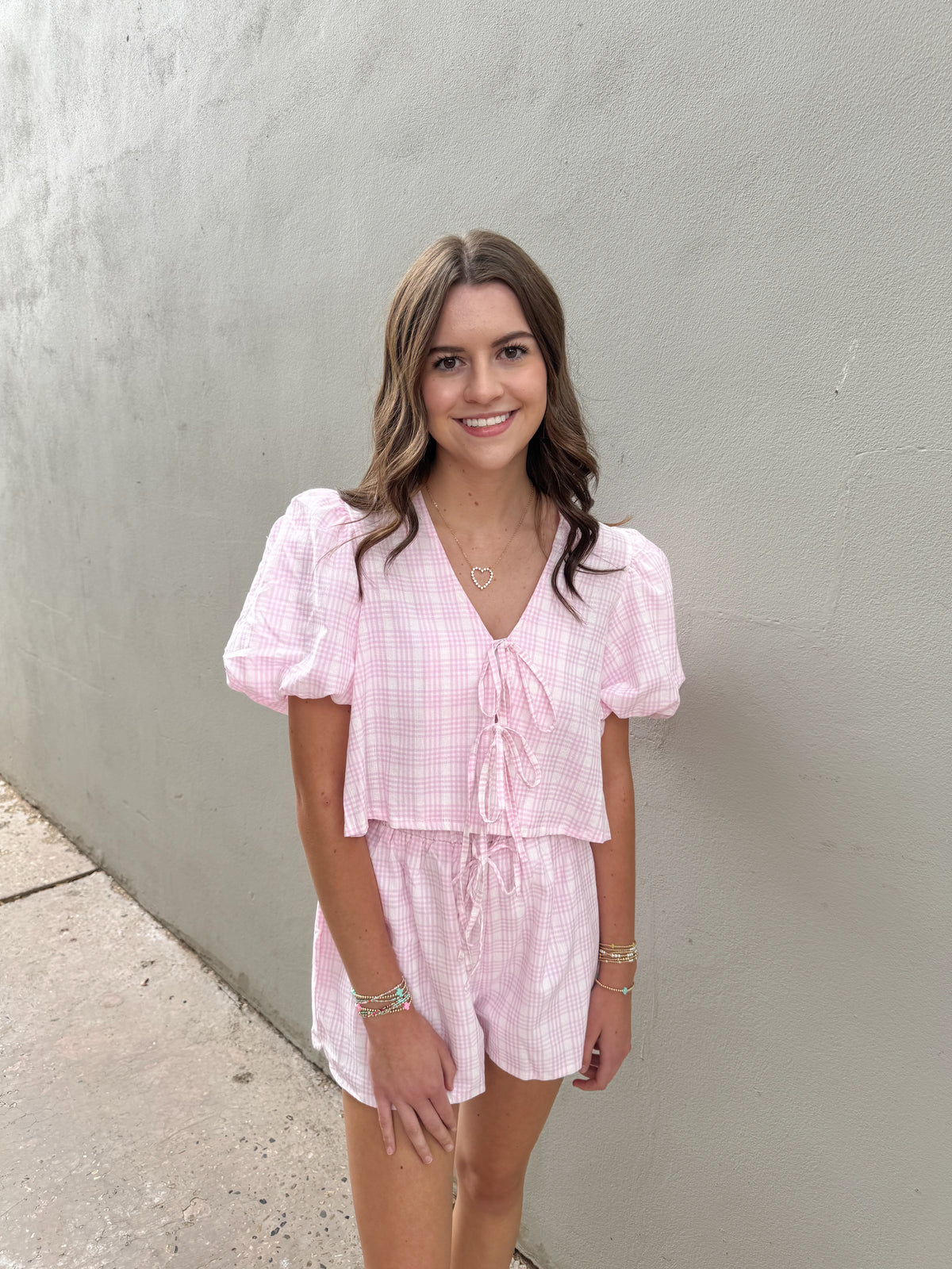 I know a place plaid set | FINAL SALE