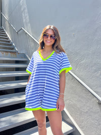 on the contrast terry romper |FINAL SALE