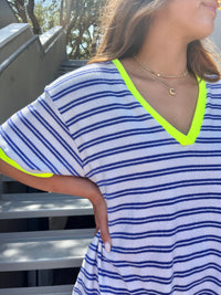 on the contrast terry romper |FINAL SALE