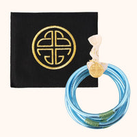 BuDhaGirl | azure all weather bangles | set of 6