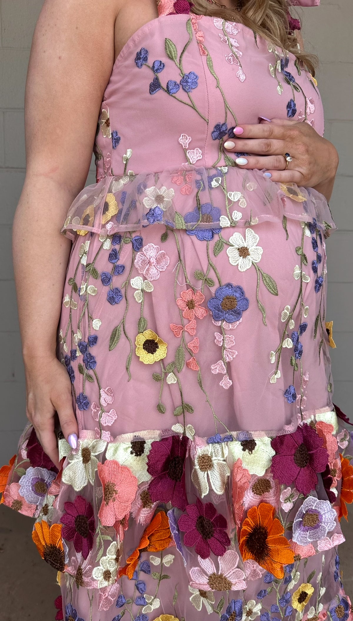 edie tie shoulder maxi dress | vineyard | FINAL SALE