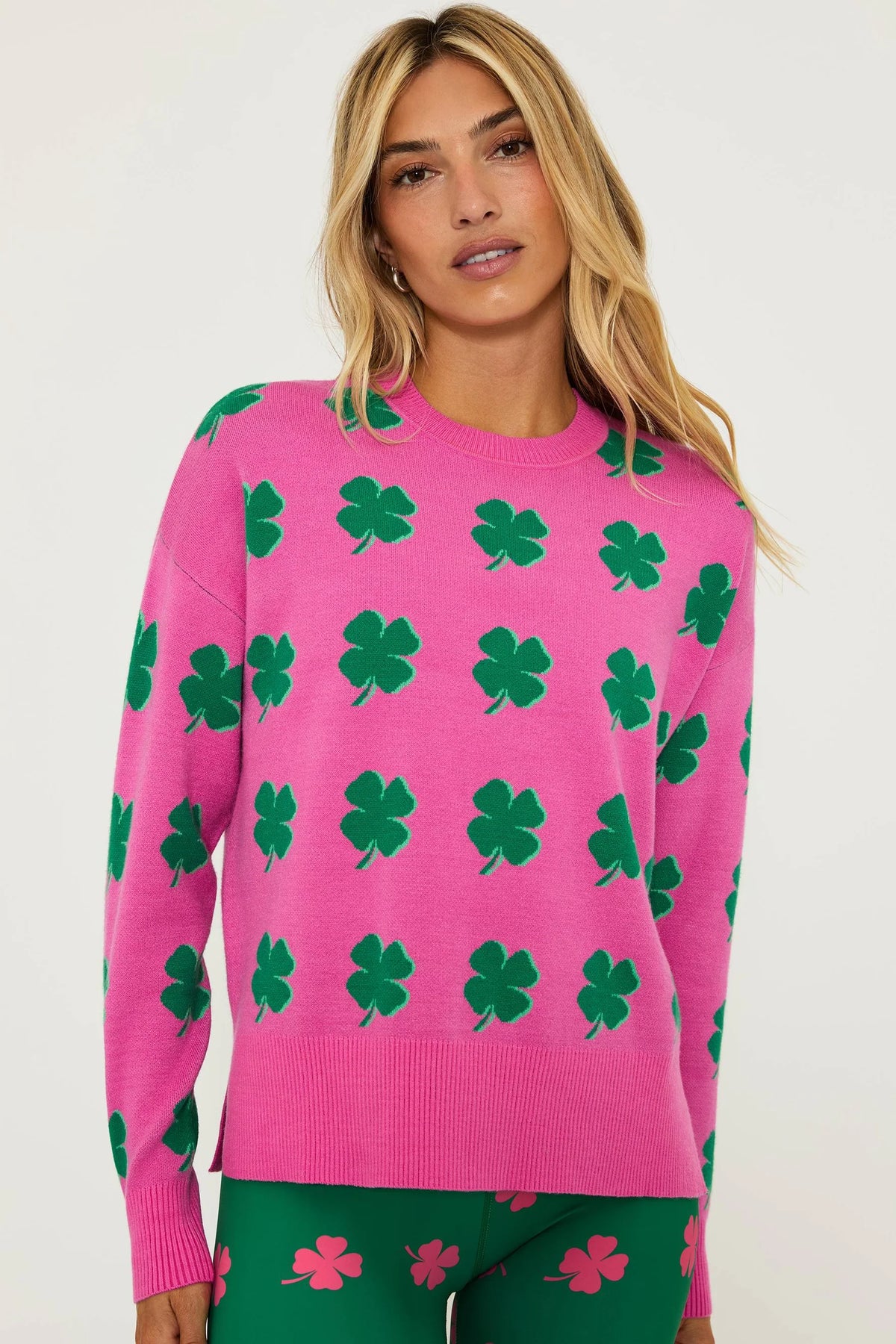 callie lucky pink sweater | FINAL SALE