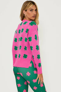 callie lucky pink sweater | FINAL SALE
