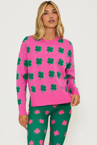 callie lucky pink sweater | FINAL SALE