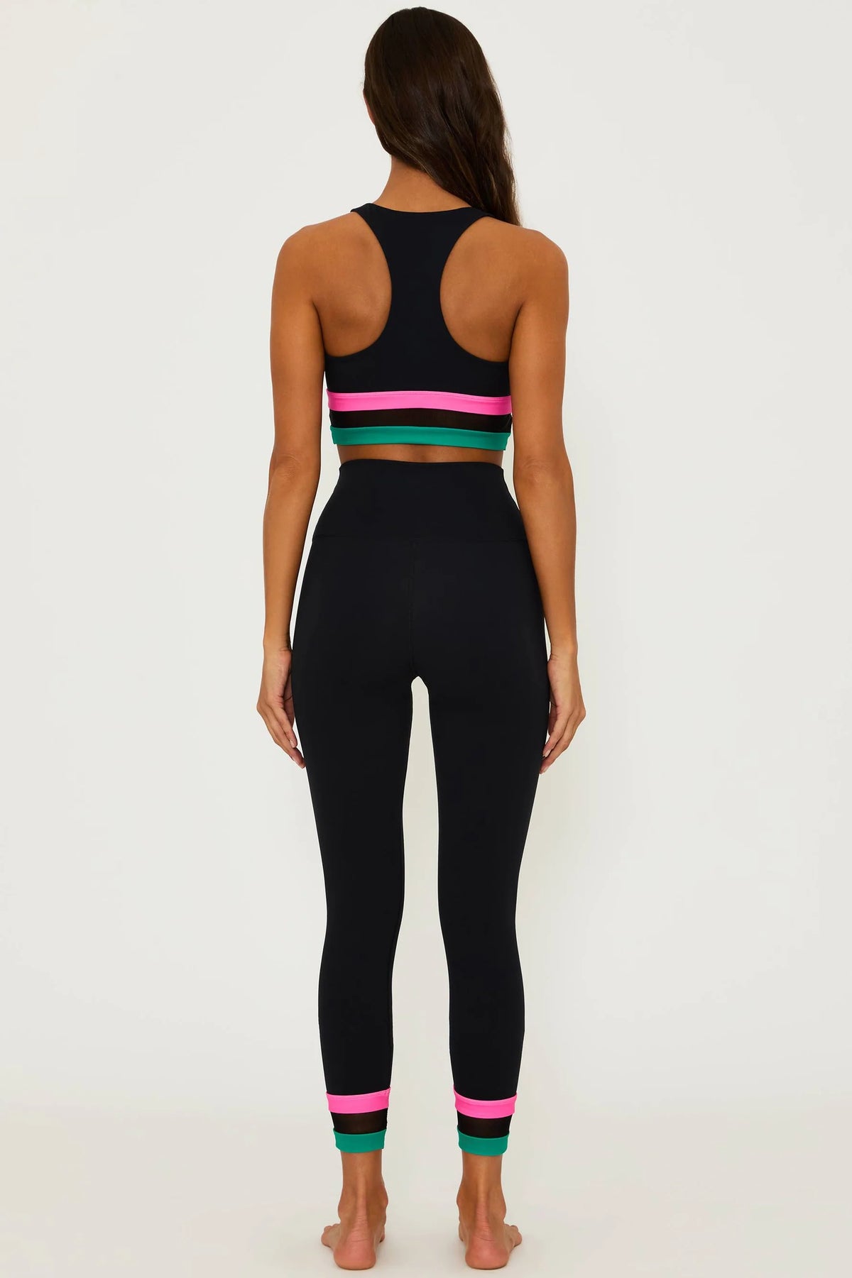asher 7/8 leggings | forest lagoon colorblock |FINAL SALE