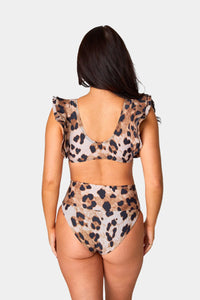 marlow ruffle shoulder bikini top | FINAL SALE