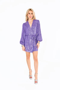 adeline sequin wrap dress | FINAL SALE
