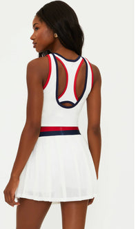 irina skirt | cherry indigo colorblock | FINAL SALE