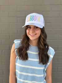 LUBBOCK snapback trucker hat