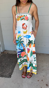 take me to the beach tropical maxi dress | FINAL SALE