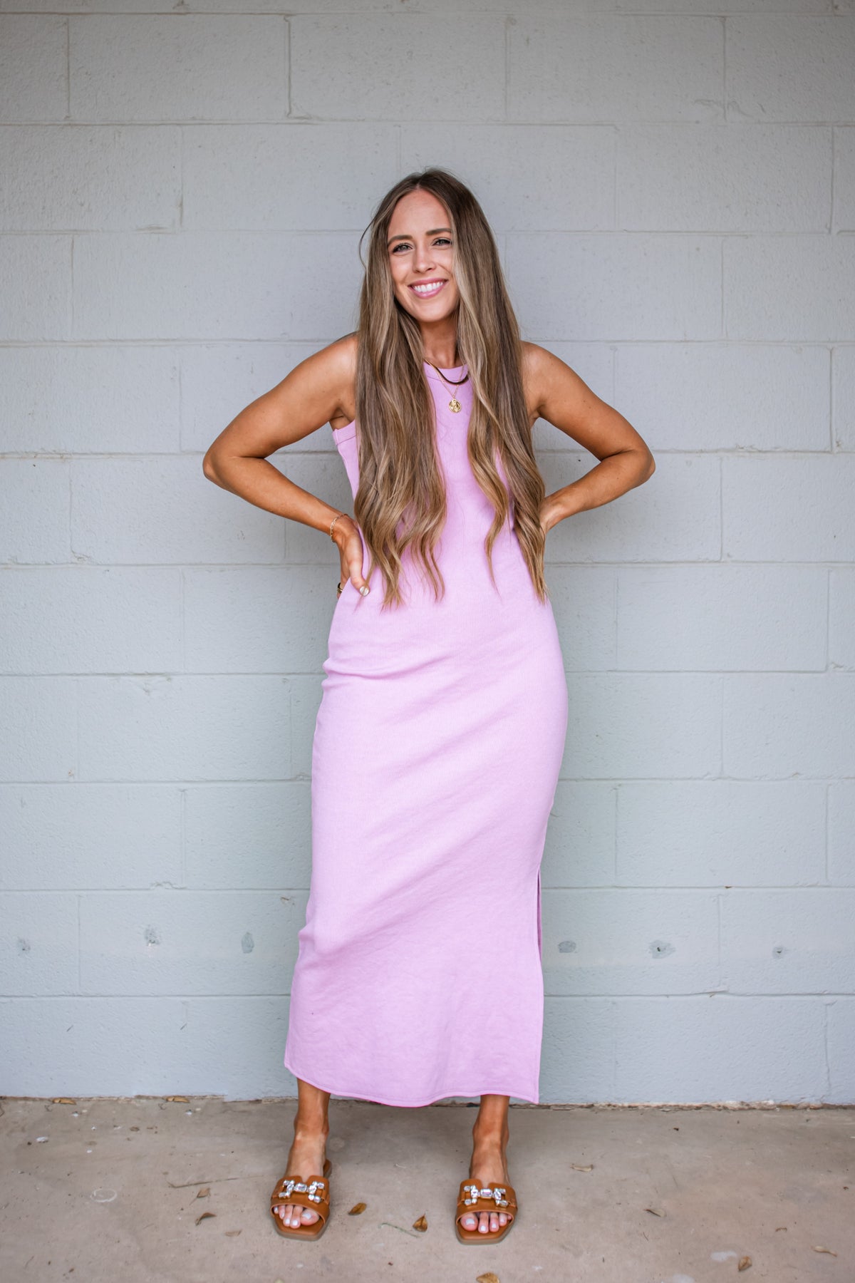 brooklyn bodycon dress | pink lavender