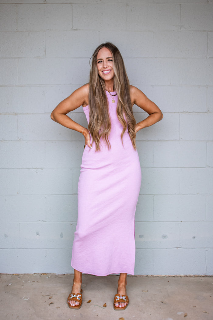 brooklyn bodycon dress | pink lavender