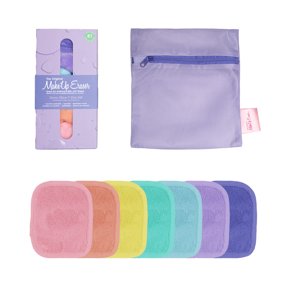 dewy glow 7-day set | makeup eraser