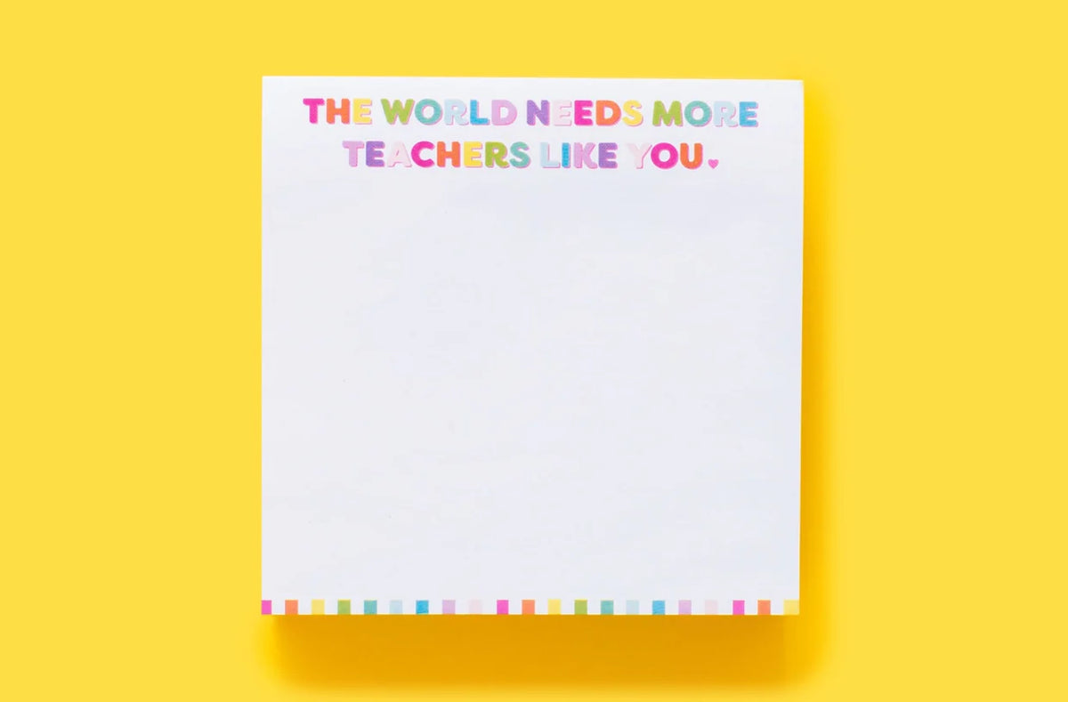 teacher sticky reminder pad