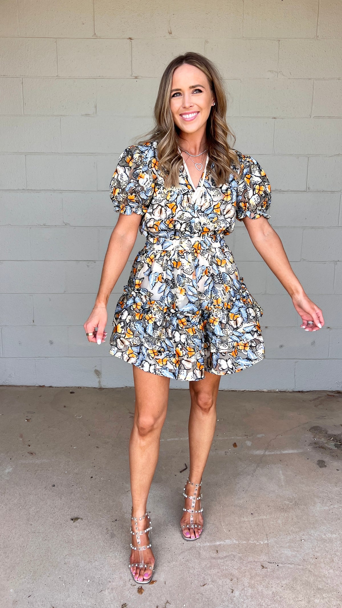 clementine elastic waist mini dress | meadow | FINAL SALE