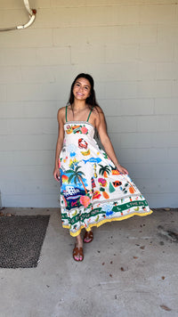 take me to the beach tropical maxi dress | FINAL SALE