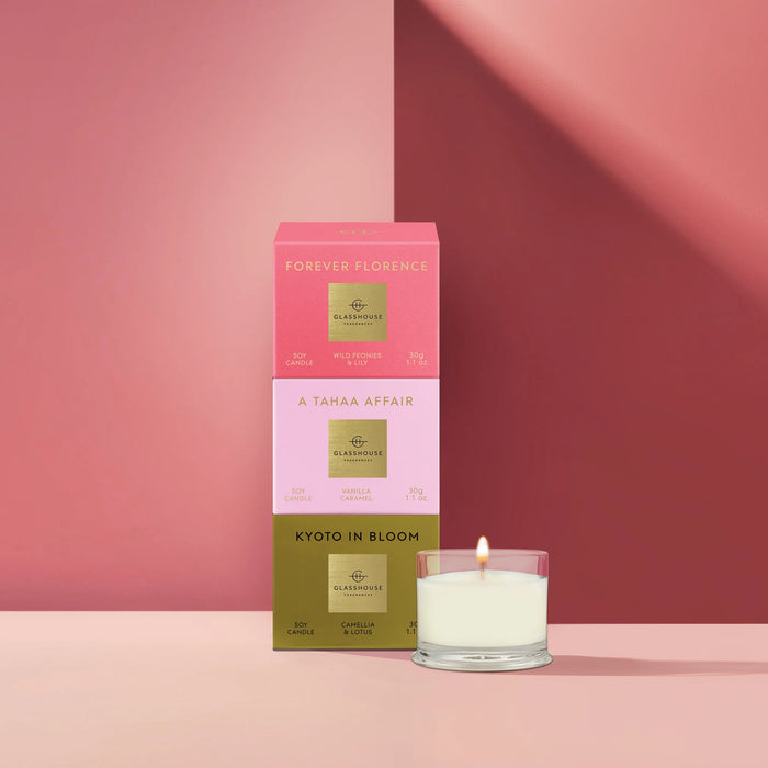 glasshouse | most coveted trio