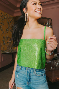 girly girl rhinestone crop top || FINAL SALE
