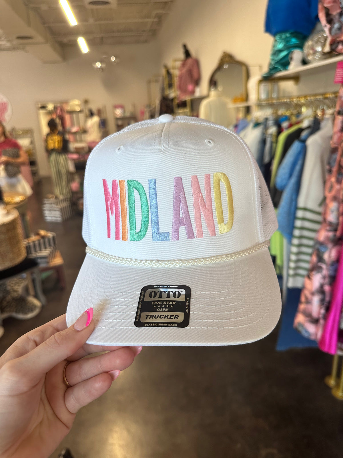 MIDLAND snapback trucker hat